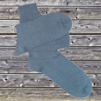 Gestrickte Socken aus Merino-Seide-Polyamid