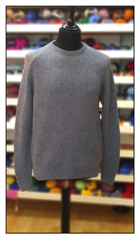 Pullover im Halbpatent-Muster aus Cashmere 6/28 von Pascuali