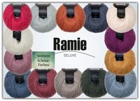 Ramie DELUX von Atelier Zitron ein wunderbar weiches.robustes Garn aus Merino extrafine & Ramie